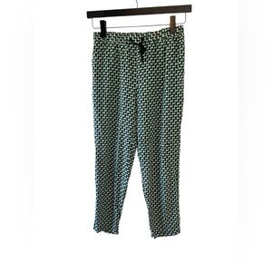 Stefanel 100% Silk Pants w Pockets, Elastic Waist w Drawstring